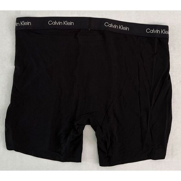 Calvin Klein NB2987 Men’s Sz Medium Black Ultra-Soft Modern Boxer Brief - Picture 3 of 5